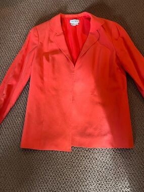 Barry Bricken Bright Coral Women’s Blazer